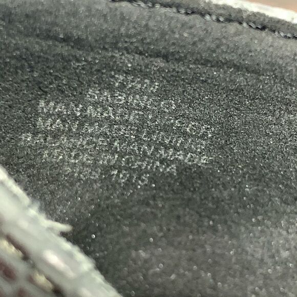 Nine West Women's Snakeskin Cap Toe Slip-On Ballet Flat Shoes Gray Size 7.5 - Picture 6 of 8